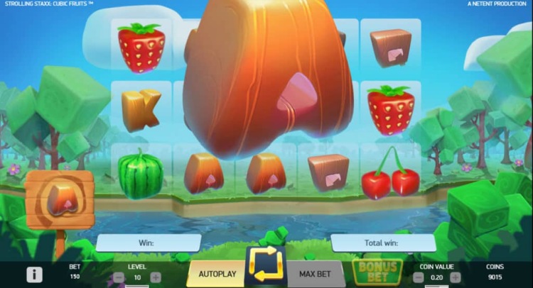 Игровой автомат «Strolling Staxx Cubic Fruits» в казино Вулкан