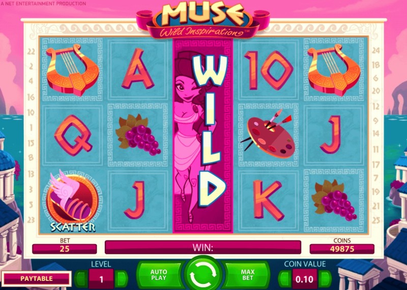 Игровой автомат «Muse» в онлайн казино Вулкан Старс