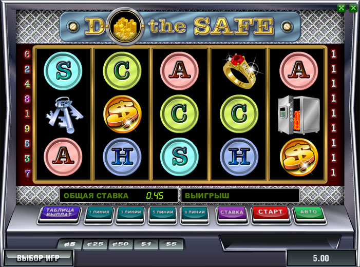 «Do The Safe» — игровые автоматы без регистрации в казино Адмирал